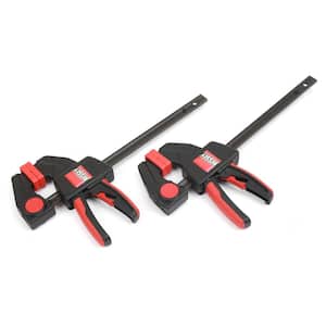 EHK Series 6 in. 100 lbs. Capacity Trigger Clamp Set with 2-3/8 in. Throat Depth (2-Piece)