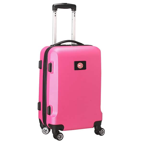 Denco NBA Atlanta Hawks Pink 21 in. Carry-On Hardcase Spinner Suitcase