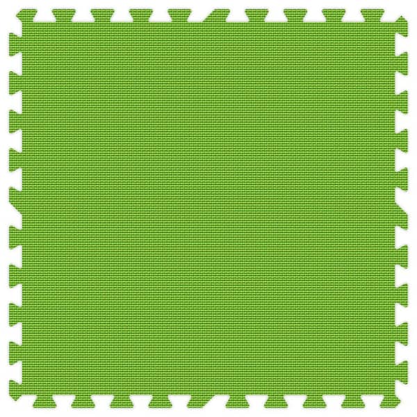 Groovy Mats Lime Green 24 in. x 24 in. Comfortable Mat (100 sq.ft. / Case)