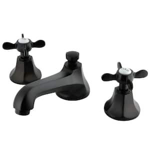 Essex 2-Handle 8 in. Widespread Bathroom Faucets with Brass Pop-Up in Oil Rubbed Bronze