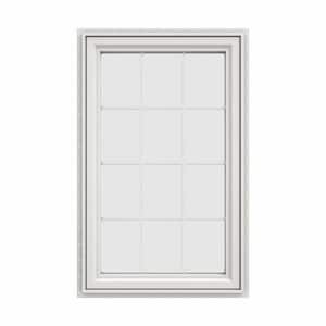JELD-WEN 35.5 in. x 47.5 in. V-4500 Series White Vinyl Left-Handed