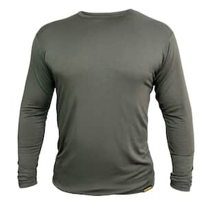 Men's Large Gray Base Layer Shirt