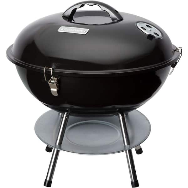 Portable Charcoal Grill in Black