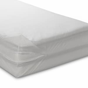 Classic Allergen Polyester 12 in. Deep Twin Mattress Cover