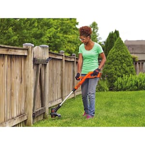 20V MAX Cordless Battery Powered String Trimmer and Leaf Blower Combo Kit with 3 Spools & (2) 1.5 Ah Batteries & Charger