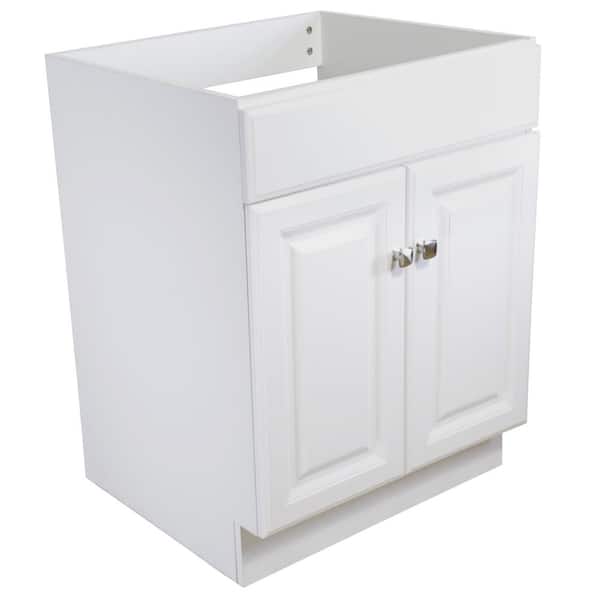 Design House Wyndham 24 in. W x 21 in. D Unassembled Vanity Cabinet Only in White Semi-Gloss