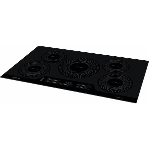36 in. Smooth Induction Cooktop in Black with 5 Elements