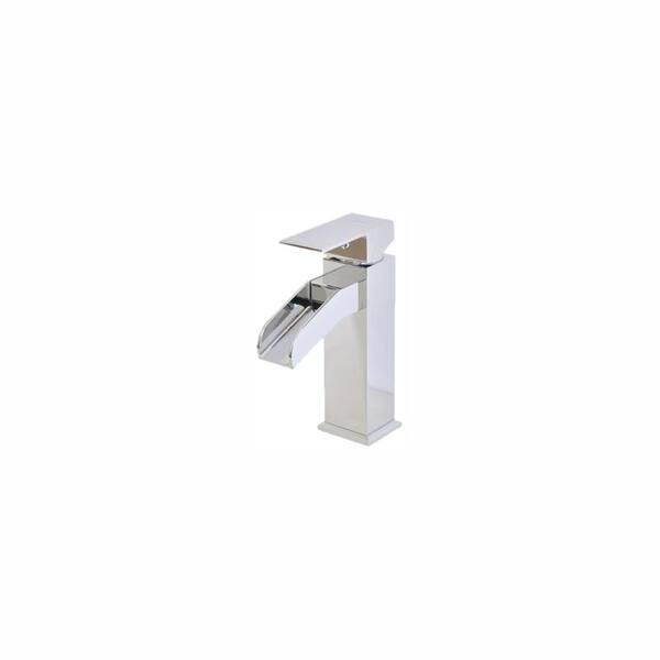 Belle Foret Single Hole 1-Handle Mid-Arc Bathroom Faucet in Chrome