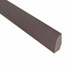 Smoky Mineral/Flax/Natural Fossil 3/4 in. x 3/4 in. Wide x 78 in. Length Hardwood Quarter Round Molding