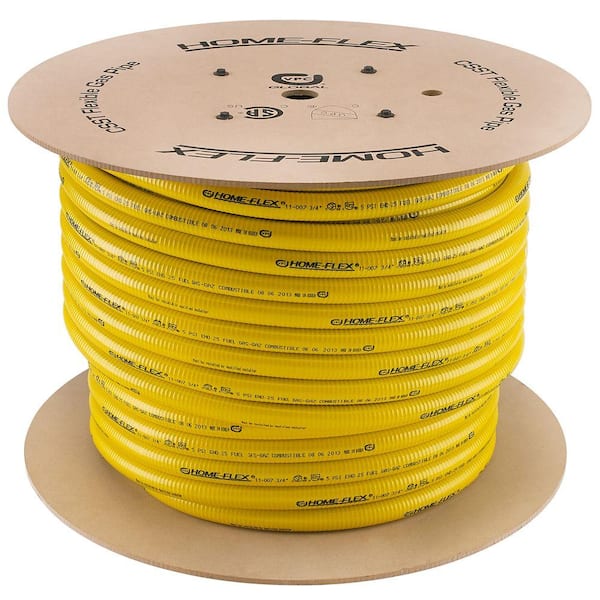 HOME-FLEX 3/4 in. CSST x 250 ft. Corrugated Stainless Steel Tubing