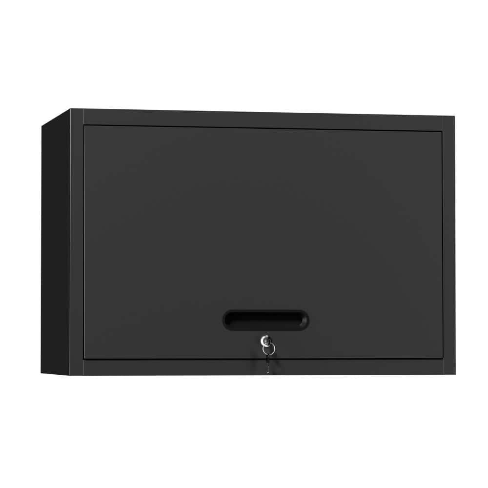 Heavy Duty Wall Mounted Metal Tool Cabinet with Lock & Adjustable Shelves, Lift-Up Door Steel Storage Cabinet for Garage price history on PriceWatchPro