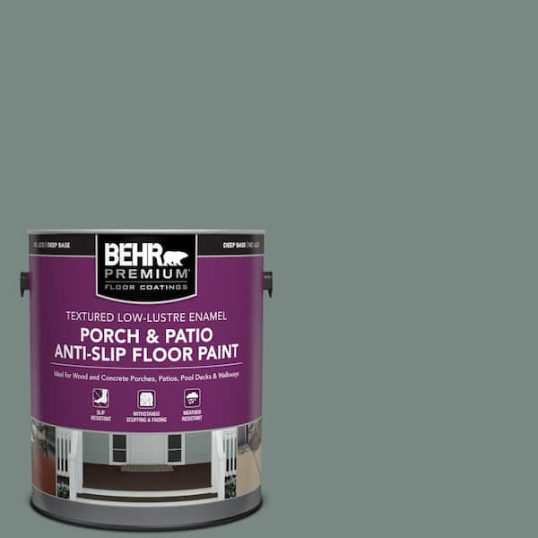 1 gal. #PPU12-16 Juniper Ash Textured Low-Lustre Enamel Interior/Exterior Porch and Patio Anti-Slip Floor Paint