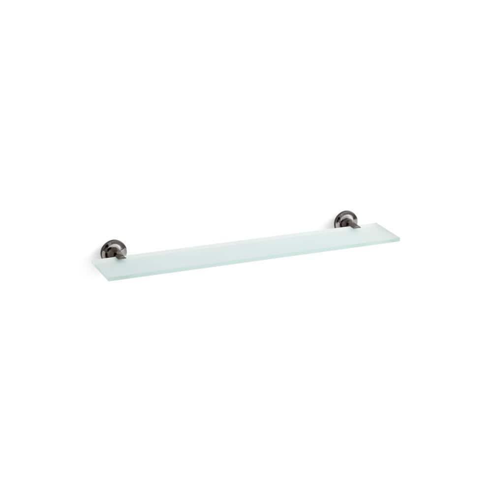 KOHLER Purist 22.5 in. W x 4.88 in. D x 1.88 in. H Glass Bathroom Shelf