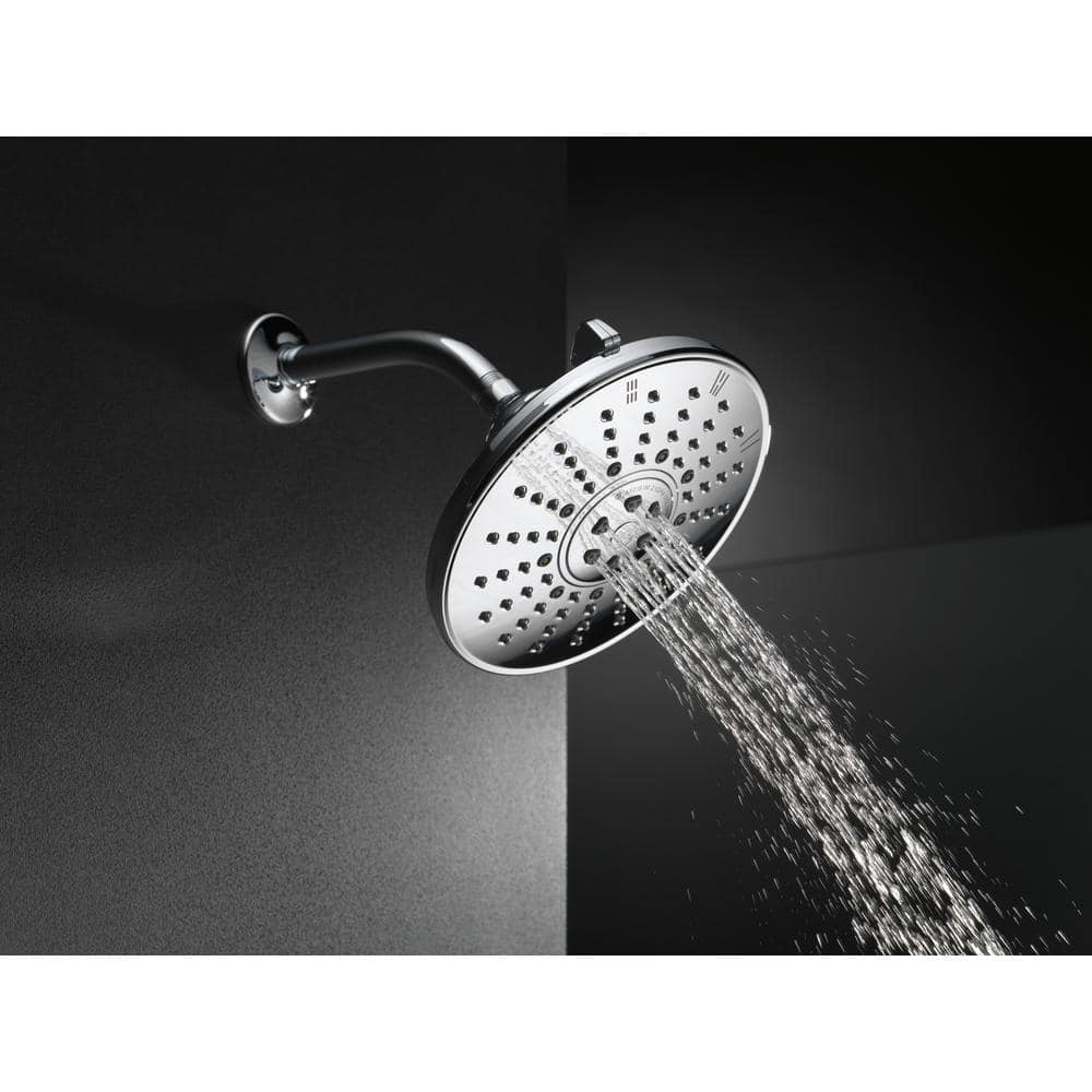 Chrome Multi-Function Wall Mounted Rain Shower Head