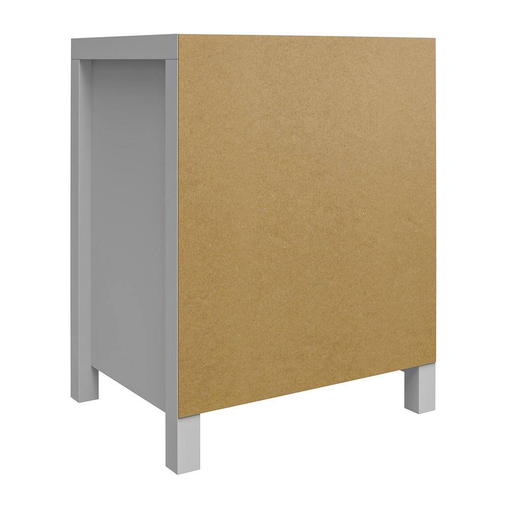 Monarch Hill Haven Dove Gray 1 Drawer Kids' Nightstand