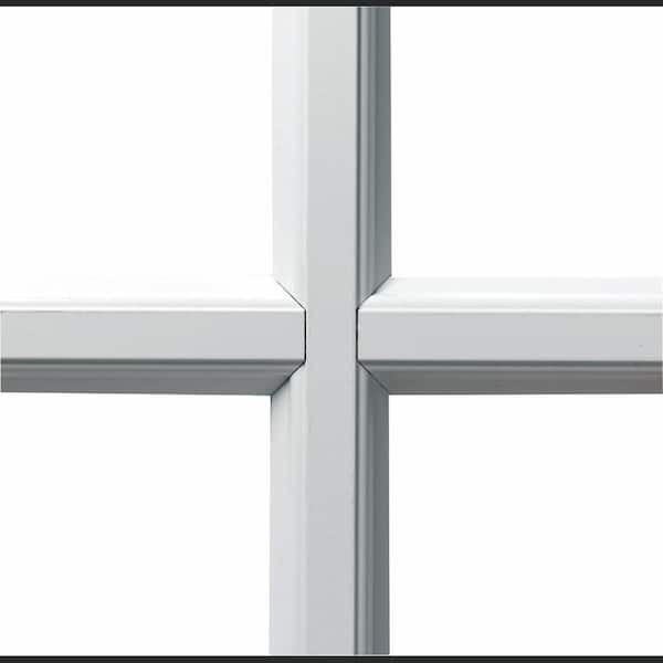 JELD-WEN 72 in. x 80 in. V-4500 White Vinyl Left-Hand 9 Lite