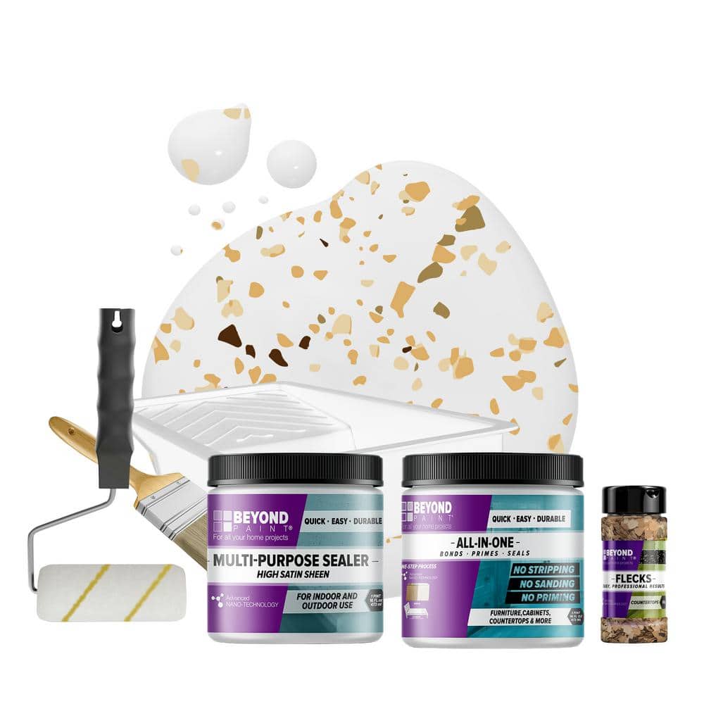 BEYOND PAINT Bright White AllinOne MultiSurface Countertop Kit BP52