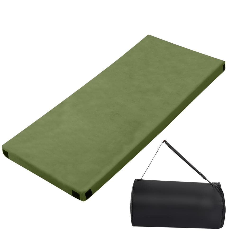 30 in. Army Green Memory Foam Comfortable Camping Pad price history on PriceWatchPro