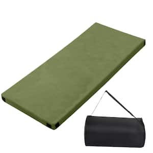 30 in. Light Gray Memory Foam Comfortable Camping Pad