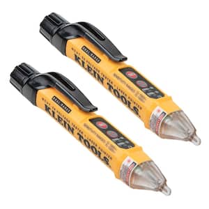 Non-Contact Voltage Tester Pen, Dual Range, with Laser Pointer (2-Pack)