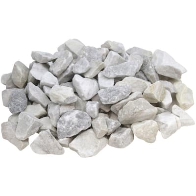 White Landscape Rocks Landscaping, How Much Are White Rocks For Landscaping