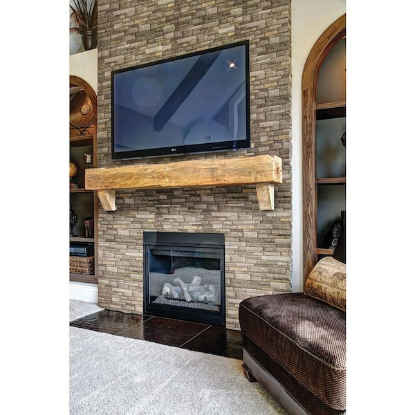 Boral - 8 in. x 36 in. Versetta Stone Ledgestone Corner Mission Siding (6-Bundles Per Box)