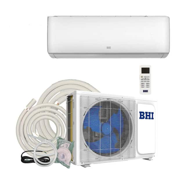 12,000 BTU 230-Volt, 19-SEER2, 600 sq. ft. Ductless Mini Split Air Conditioner with Heat Pump, 1-Ton, 25 ft. Lineset