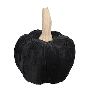Malika Black Velvet Pumpkin