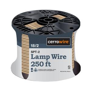 250 ft. 18/2 Clear Stranded Copper Lamp Wire
