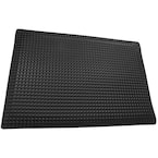 Rhino Anti-Fatigue Mats Reflex Glossy Black Domed Surface 24 in. x 36 in.  Vinyl Kitchen Mat RLFX2436GL - The Home Depot