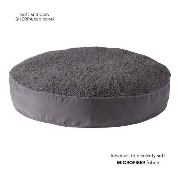 Happy Hounds Scout Rundes Hundebett Größe M – Wendbar, Wasserabweisend, 107x76 Cm