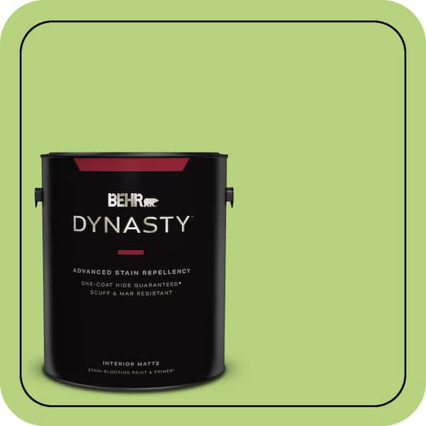 1 gal. #420B-4 Tart Apple Matte Interior Stain-Blocking Paint & Primer