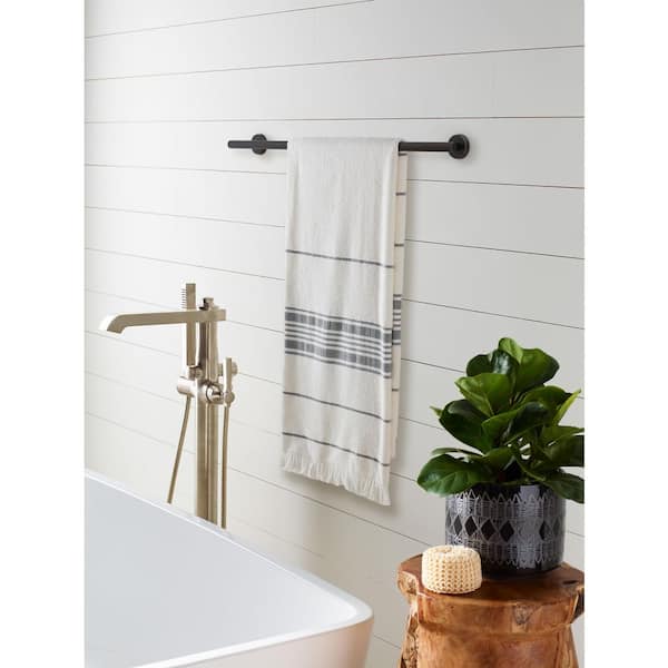 Arrondi 24 in. (610 mm) L Towel Bar in Oil Rubbed Bronze