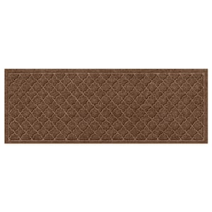 WaterHog Cordova Dark Brown 35 in. x 85 in. PET Polyester Door Mat