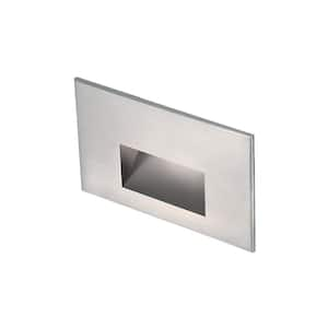 Horizontal Step Light Low-Voltage Integrated LED 12-Volt Cast Stainless Steel 3000K