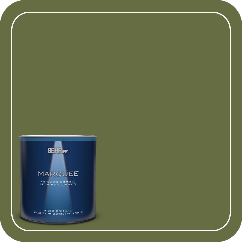 1 qt. #MQ6-62 Coconut Grove One-Coat Hide Satin Enamel Interior Paint & Primer price history on PriceWatchPro