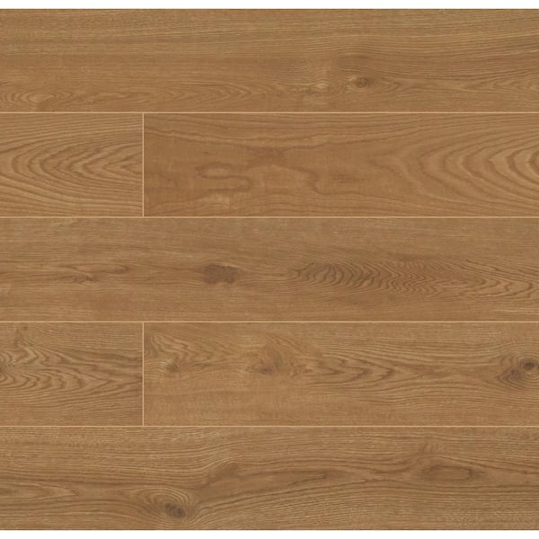 MSI Take Home Tile Sample - Solana Amber 9 in. x 9 in. Matte Wood Look Porcelain Floor and Wall Tile