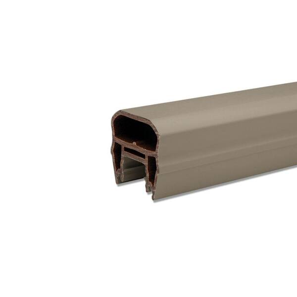 Trex Transcend 91.5 in. Gravel Path Composite Crown Top Rail - Grey