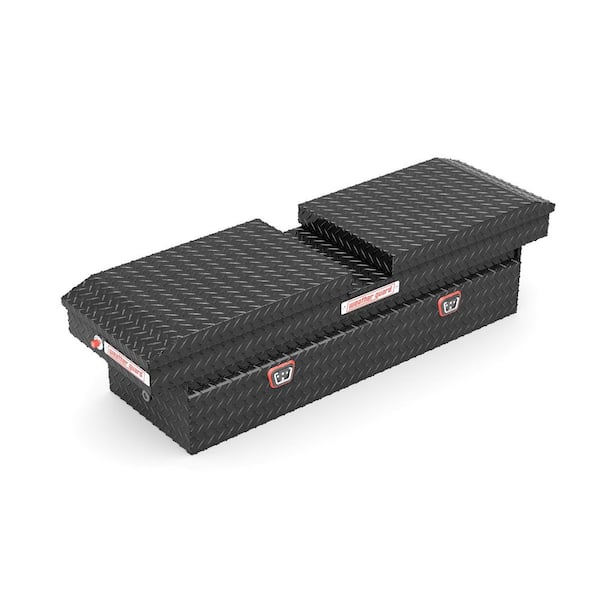 72 in. Gloss-Black Aluminum Crossover Truck Tool Box
