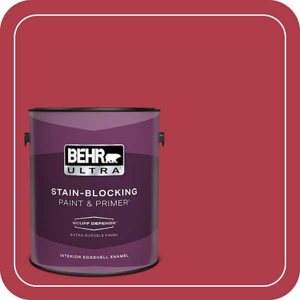 BEHR ULTRA 1 gal. #140B-7 Frosted Pomegranate Extra Durable Eggshell Enamel Interior Paint & Primer