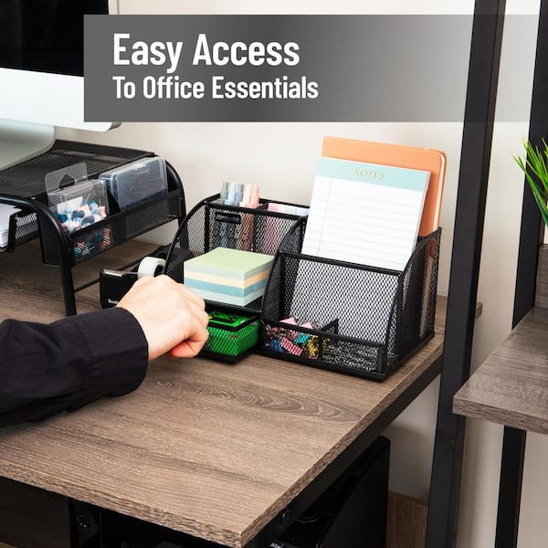 Mind Reader 11 in. L x 5.5 in. W x 5 in. H Desktop Organizer File