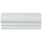 Novecento Moldura Blanco Viejo 2-1/8 in. x 5-1/8 in. Ceramic Wall Trim Tile