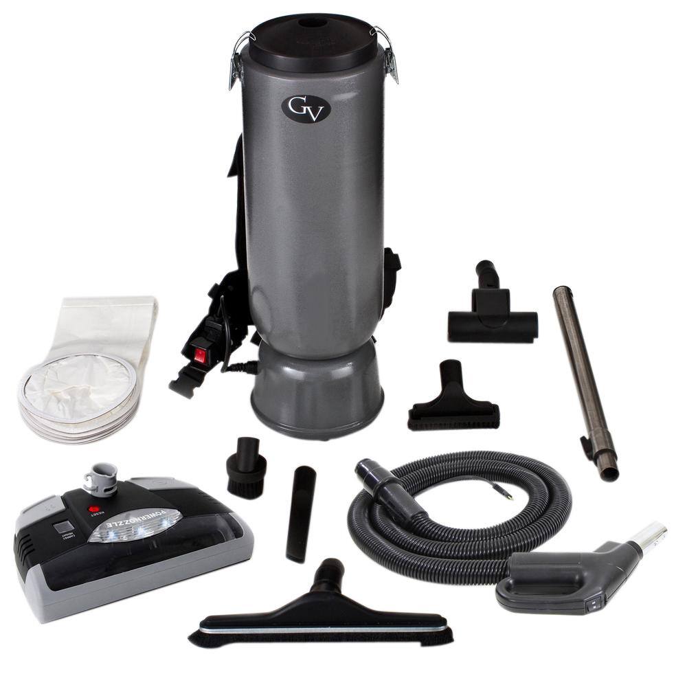GV 10 Qt. Commercial BackPack Vacuum Cleaner with Power HeadGV10QT