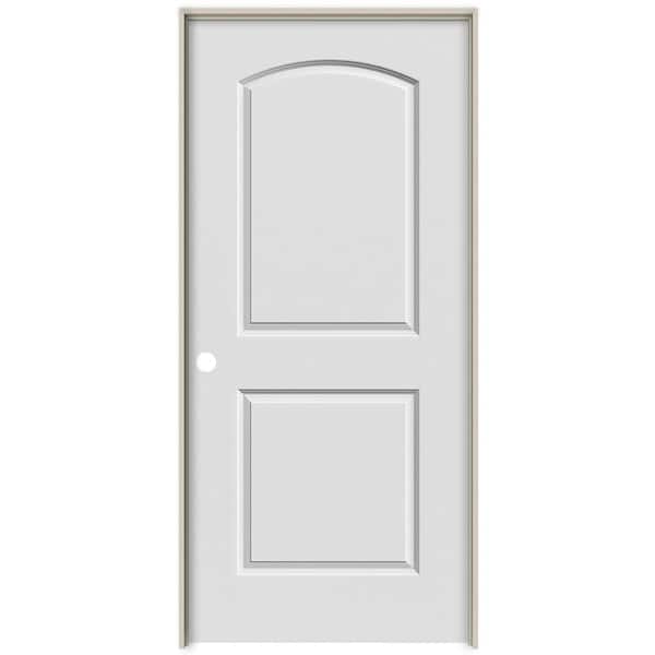 MMI Door 32 in. x 80 in. Smooth Caiman Right-Hand Solid Core Primed Molded Composite Single Prehung Interior Door