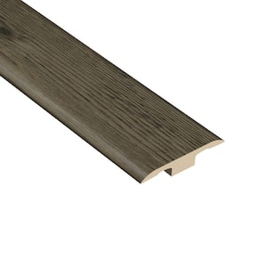 Hickory Lava 1/4 in. Thick x 1-3/8 in. Wide x 94-1/2 in. Length Vinyl T-Molding