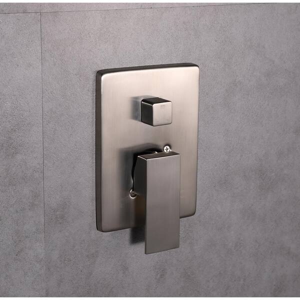 Talise 2-Handle 1-Spray Tub and Shower Faucet with 3-Setting with 304T Stainless Steel in Nickel (Valve Included) Talise 2-Handle 1-Spray Tub and Shower Faucet with 3-Setting with 304T Stainless Steel in Nickel (Valve Included)