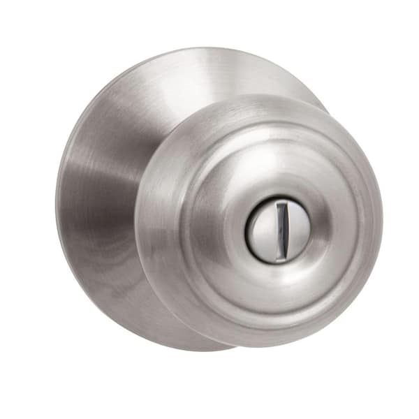 Saturn Polished Brass Bed/Bath Privacy Door Knob