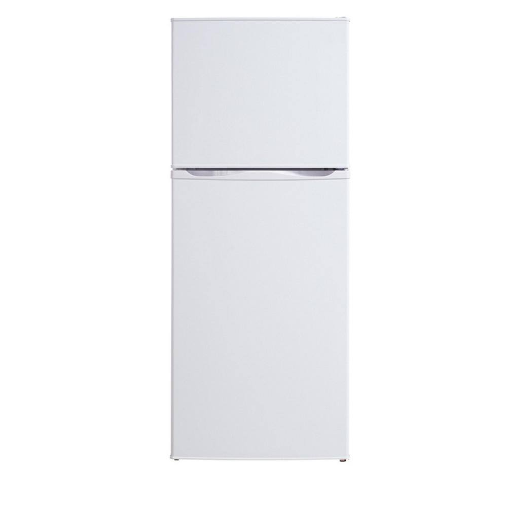 Compact White Energy Star Bottom Freezer Refrigerator