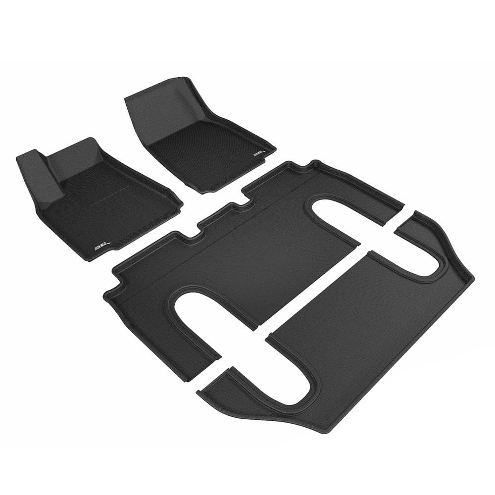 3D MAXpider Kagu Series Custom Fit Floor Mat Liners, 16- 21 Tesla Seat  Model X L1TL00101509 The Home Depot