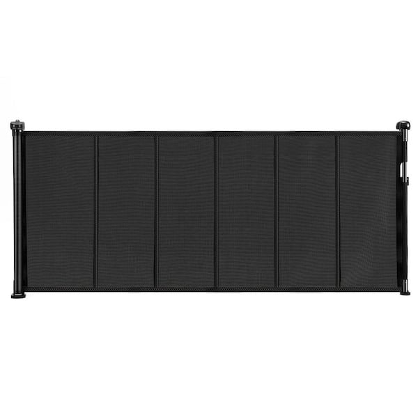 Retractable Baby Gate, 34.2in. Tall Mesh Baby Gate, Extends Up to 76.8 in. W Retractable Gate for Kids or Pets